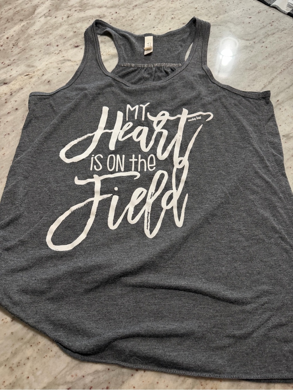 Abella Bella+Canvas Heather Gray Crewneck Top
